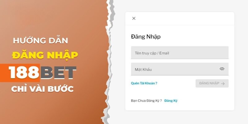 Đăng nhập sân chơi 188BET trên website nhanh chóng và thuận tiện